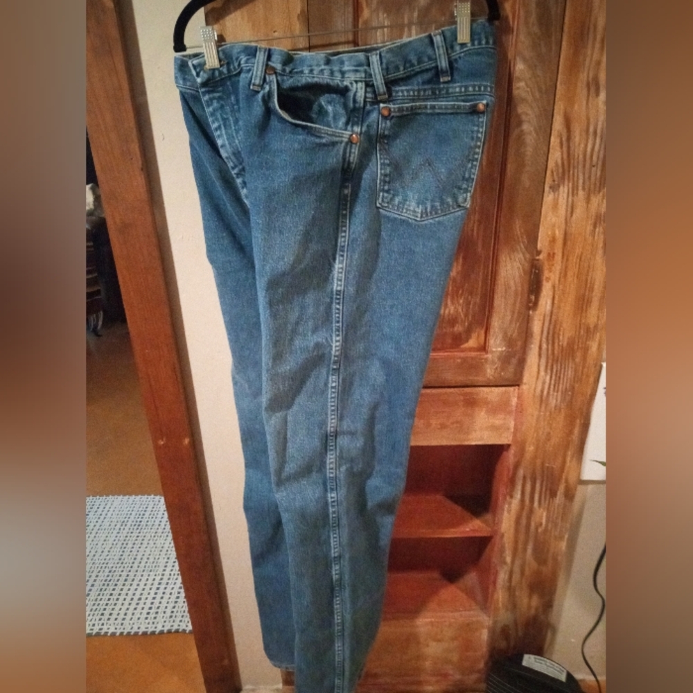 Wrangler Men's 13mwzgk Blue Jeans